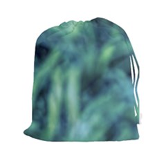 Blue Abstract Stars Drawstring Pouch (2xl) by DimitriosArt