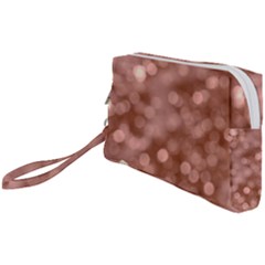 Light Reflections Abstract No6 Rose Wristlet Pouch Bag (small) by DimitriosArt
