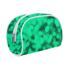 Light Reflections Abstract No10 Green Make Up Case (small) by DimitriosArt