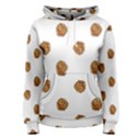 Pine cones White Women s Pullover Hoodie View1