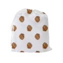 Pine cones White Drawstring Pouch (XL) View2