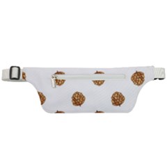 Pine Cones White Active Waist Bag by Littlebird