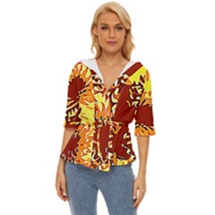 Sunflowers Lightweight Drawstring Hooded Top by 3cl3ctix