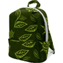 Folk flowers print Floral pattern Ethnic art Zip Up Backpack View1