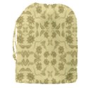 Floral folk damask pattern Fantasy flowers Floral geometric fantasy Drawstring Pouch (3XL) View2