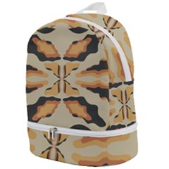Abstract Pattern Geometric Backgrounds  Abstract Geometric  Zip Bottom Backpack by Eskimos