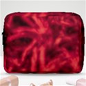 Cadmium Red Abstract Stars Make Up Pouch (Large) View1