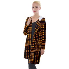 Gradient Hooded Pocket Cardigan by Sparkle