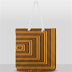Gradient Full Print Rope Handle Tote (large) by Sparkle