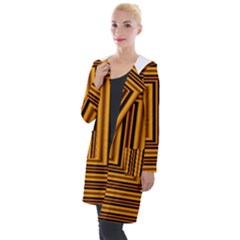 Gradient Hooded Pocket Cardigan by Sparkle
