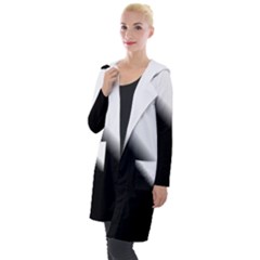 Gradient Hooded Pocket Cardigan by Sparkle