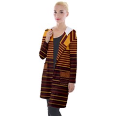 Gradient Hooded Pocket Cardigan by Sparkle