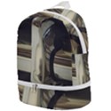 Vintage Design Zip Bottom Backpack View1