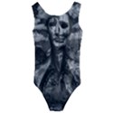 Bw Creepy Fantasy Scene Artwork Kids  Cut-Out Back One Piece Swimsuit View1