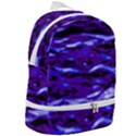 Purple  Waves Abstract Series No2 Zip Bottom Backpack View2