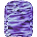 Purple  Waves Abstract Series No3 Full Print Backpack View1