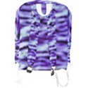 Purple  Waves Abstract Series No3 Full Print Backpack View2