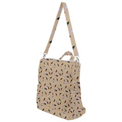 Festive Champagne Crossbody Backpack by SychEva