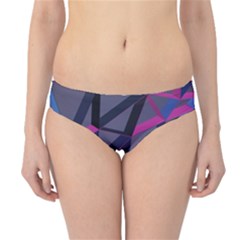 3d Lovely Geo Lines Hipster Bikini Bottoms by Uniqued
