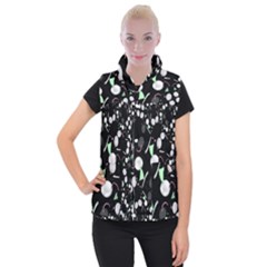 Digital Illusion Women s Button Up Vest by Sparkle