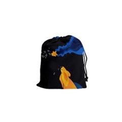 Digital Illusion Drawstring Pouch (xs) by Sparkle