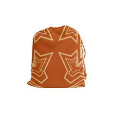 Abstract Pattern Geometric Backgrounds   Drawstring Pouch (medium) by Eskimos