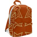 Abstract pattern geometric backgrounds   Zip Up Backpack View2