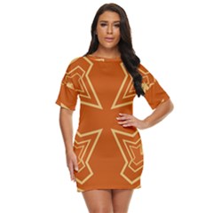Abstract Pattern Geometric Backgrounds   Just Threw It On Dress by Eskimos