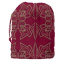 Abstract pattern geometric backgrounds   Drawstring Pouch (3XL) View2