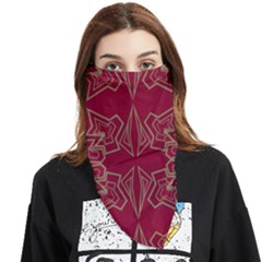 Abstract Pattern Geometric Backgrounds   Face Covering Bandana (triangle) by Eskimos