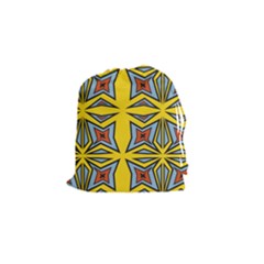 Abstract Pattern Geometric Backgrounds   Drawstring Pouch (small) by Eskimos