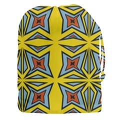 Abstract Pattern Geometric Backgrounds   Drawstring Pouch (3xl) by Eskimos