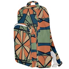 Abstract Pattern Geometric Backgrounds   Double Compartment Backpack by Eskimos