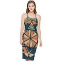 Abstract pattern geometric backgrounds   Bodycon Cross Back Summer Dress View1