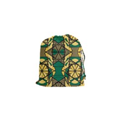 Abstract Pattern Geometric Backgrounds   Drawstring Pouch (xs) by Eskimos