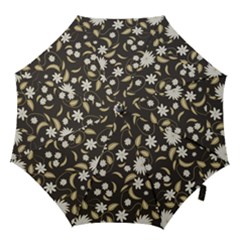 Folk Flowers Print Floral Pattern Ethnic Art Hook Handle Umbrellas (large) by Eskimos
