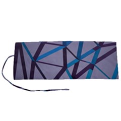 3d Lovely Geo Lines 2 Roll Up Canvas Pencil Holder (s) by Uniqued