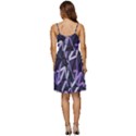 3d Lovely Geo Lines Vi V-Neck Pocket Summer Dress  View4