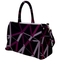 3d Lovely Geo Lines Iii Duffel Travel Bag by Uniqued