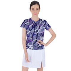 3d Lovely Geo Lines Ix Women s Sports Top by Uniqued