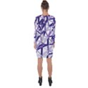 3D Lovely GEO Lines X Asymmetric Cut-Out Shift Dress View2