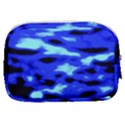 Blue Waves Abstract Series No11 Make Up Pouch (Small) View2