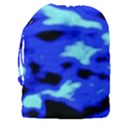 Blue Waves Abstract Series No11 Drawstring Pouch (3XL) View2