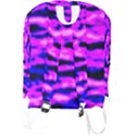 Purple  Waves Abstract Series No6 Full Print Backpack View2