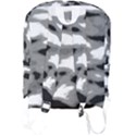 Black Waves Abstract Series No 1 Full Print Backpack View2