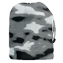 Black Waves Abstract Series No 1 Drawstring Pouch (3XL) View1