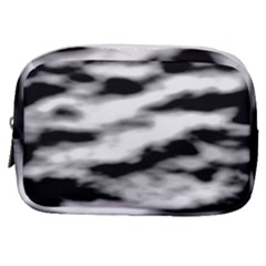 Black Waves Abstract Series No 2 Make Up Pouch (small) by DimitriosArt