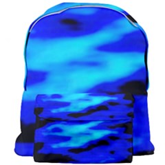Blue Waves Abstract Series No13 Giant Full Print Backpack by DimitriosArt