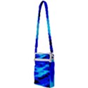 Blue Waves Abstract Series No13 Multi Function Travel Bag View2