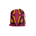 Abstract geometric design    Drawstring Pouch (Small) View1